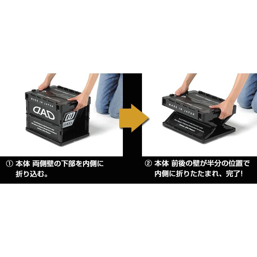 DAD収納箱 D.A.D トランクボックス タイプ ブラックレパード / カー