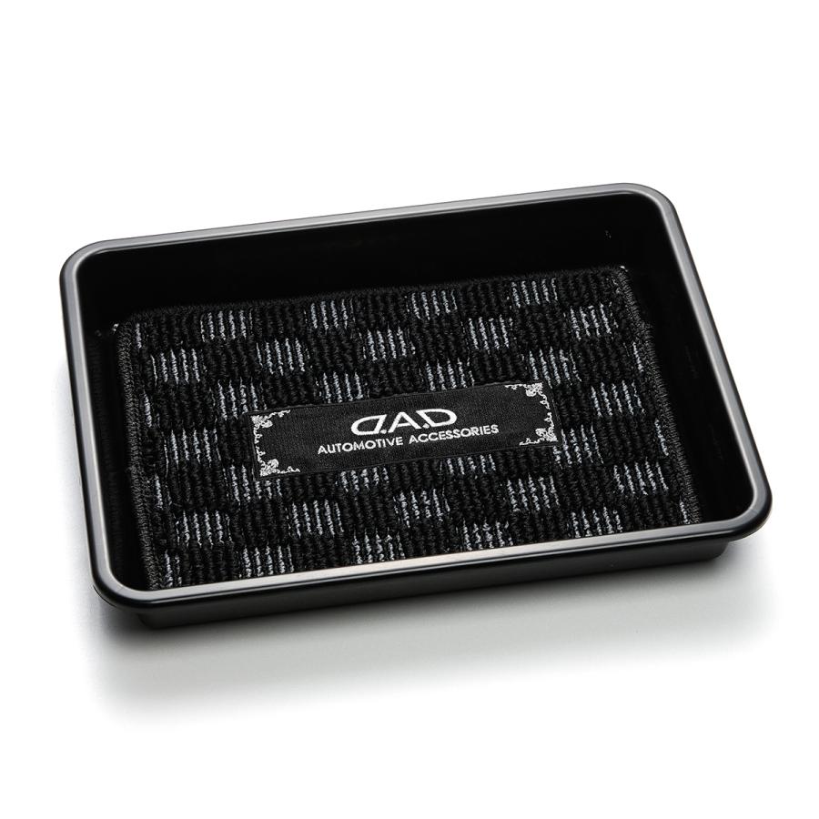 D.A.D トレーwithマット チェックモデル ブラック／グレー (刺繍:シルバー/ゴールド) HA609 DAD ギャルソン GARSON | ギャルソン | 01