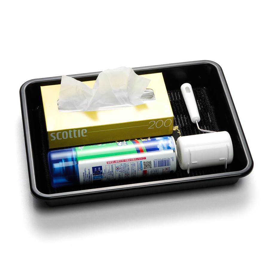 D.A.D トレーwithマット チェックモデル ブラック／グレー (刺繍:シルバー/ゴールド) HA609 DAD ギャルソン GARSON | ギャルソン | 08