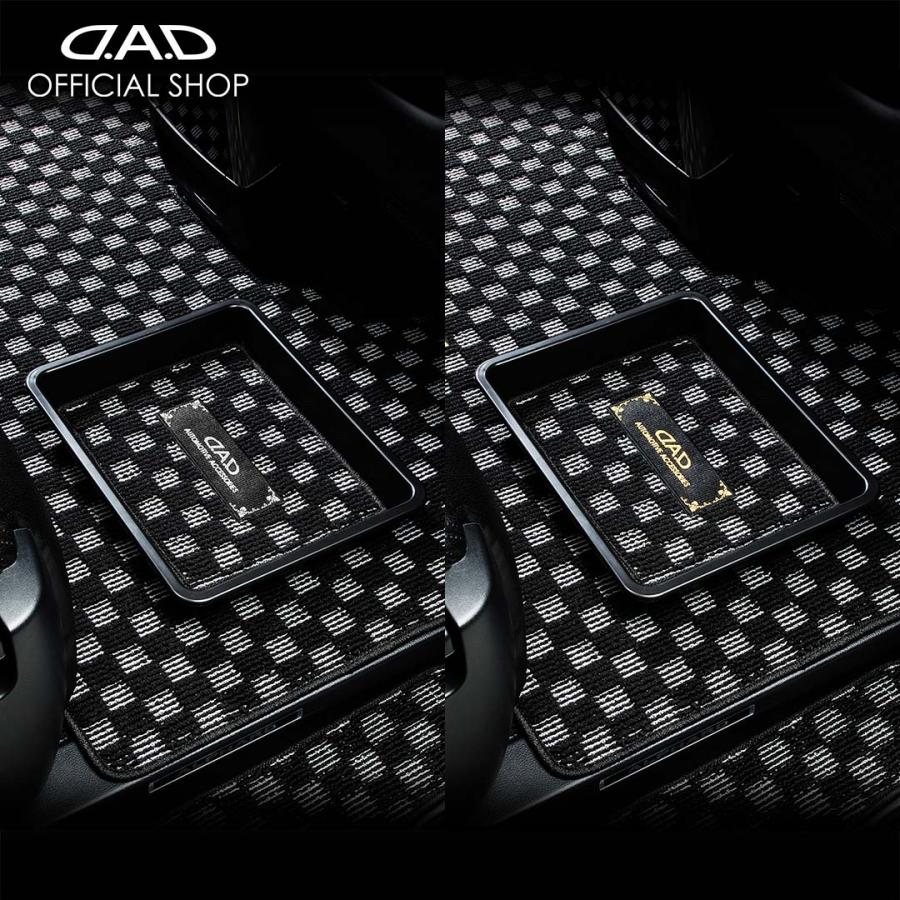 D.A.D トレーwithマット チェックモデル ブラック／シルバー (刺繍:シルバー/ゴールド) HA610 DAD ギャルソン GARSON | ギャルソン