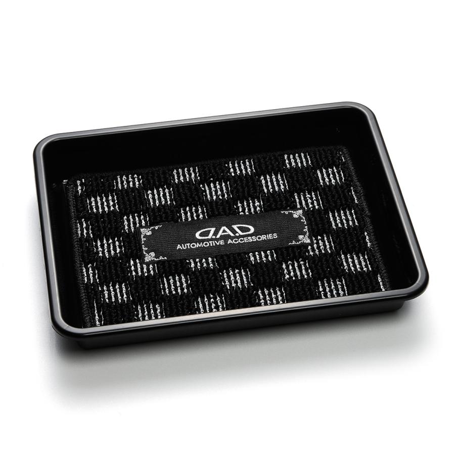 D.A.D トレーwithマット チェックモデル ブラック／シルバー (刺繍:シルバー/ゴールド) HA610 DAD ギャルソン GARSON | ギャルソン | 01