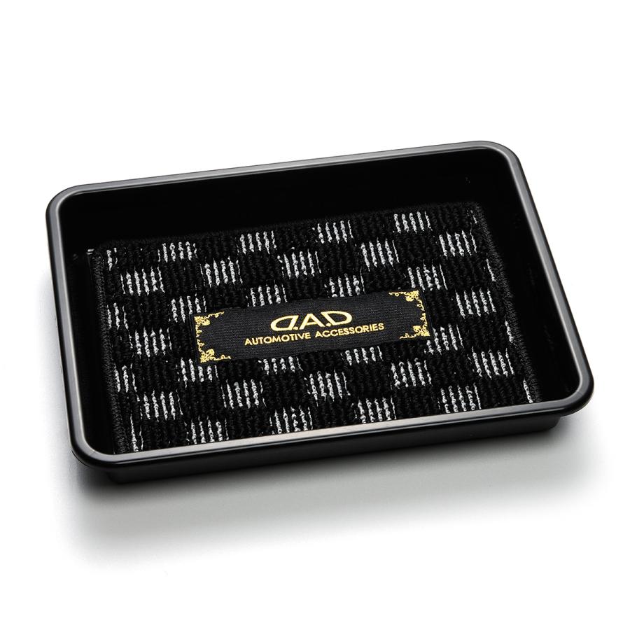 D.A.D トレーwithマット チェックモデル ブラック／シルバー (刺繍:シルバー/ゴールド) HA610 DAD ギャルソン GARSON | ギャルソン | 03