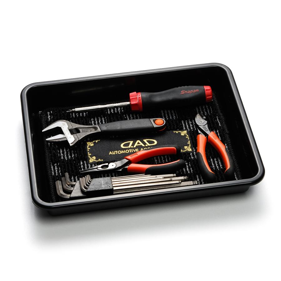 D.A.D トレーwithマット チェックモデル ブラック／シルバー (刺繍:シルバー/ゴールド) HA610 DAD ギャルソン GARSON | ギャルソン | 08