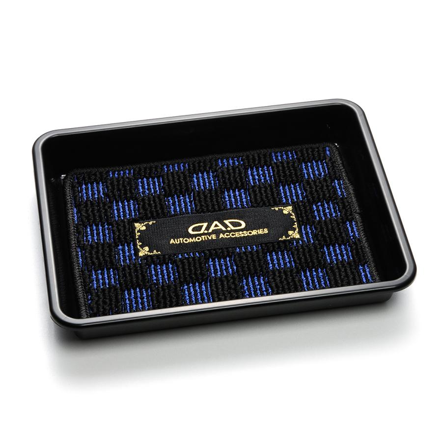 D.A.D トレーwithマット チェックモデル ブルー (刺繍:シルバー/ゴールド) HA612 DAD ギャルソン GARSON | ギャルソン | 03