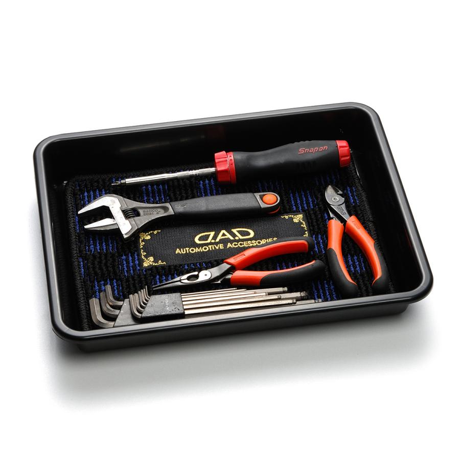 D.A.D トレーwithマット チェックモデル ブルー (刺繍:シルバー/ゴールド) HA612 DAD ギャルソン GARSON | ギャルソン | 07