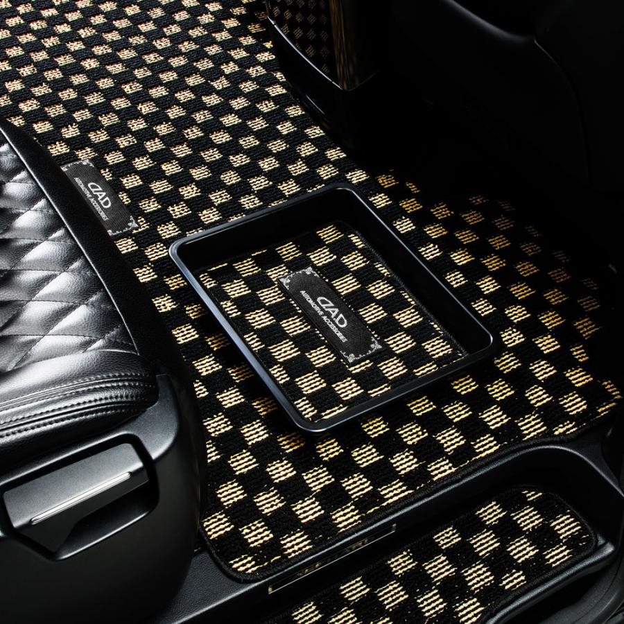 D.A.D トレーwithマット チェックモデル ブラック／ゴールド (刺繍:シルバー/ゴールド) HA613 DAD ギャルソン GARSON | ギャルソン | 02