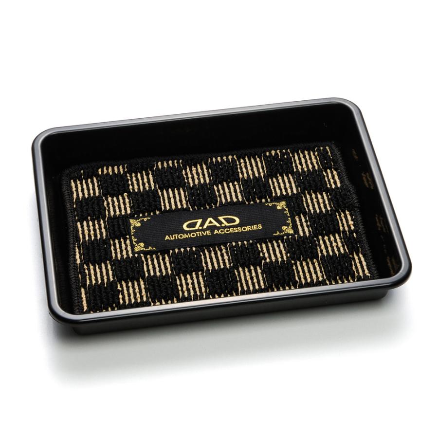 D.A.D トレーwithマット チェックモデル ブラック／ゴールド (刺繍:シルバー/ゴールド) HA613 DAD ギャルソン GARSON | ギャルソン | 03