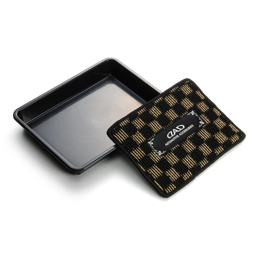 D.A.D トレーwithマット チェックモデル ブラック／ゴールド (刺繍:シルバー/ゴールド) HA613 DAD ギャルソン GARSON | ギャルソン | 05