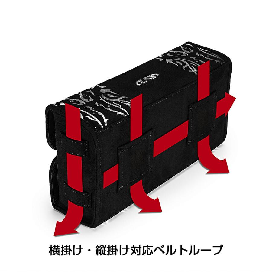 槌*樹様 ギャルソン DAD ティッシュケース ミニトレ マルチホルダー エナメ D.A.D ティシューケース アラベスク シルバー HA717-01-01 DAD