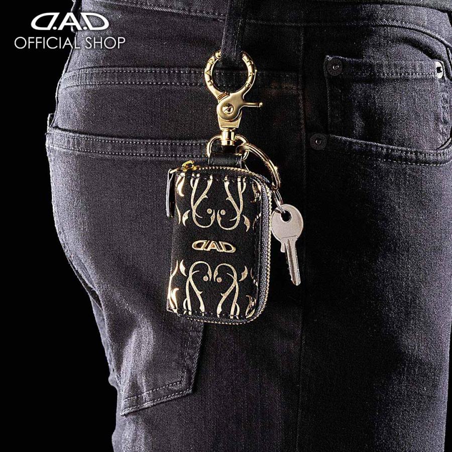 希少品　DEAN ZELINSKY STRETTAVITA ソフトケース付き D.A.D スマートキーケース II アラベスク ゴールド HA720-02-01