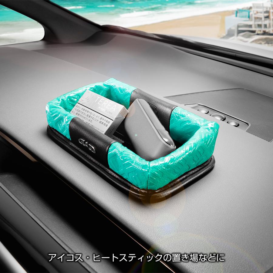 D.A.D ラウンジトレー SS モデル モノグラムレザー オーシャンブルー