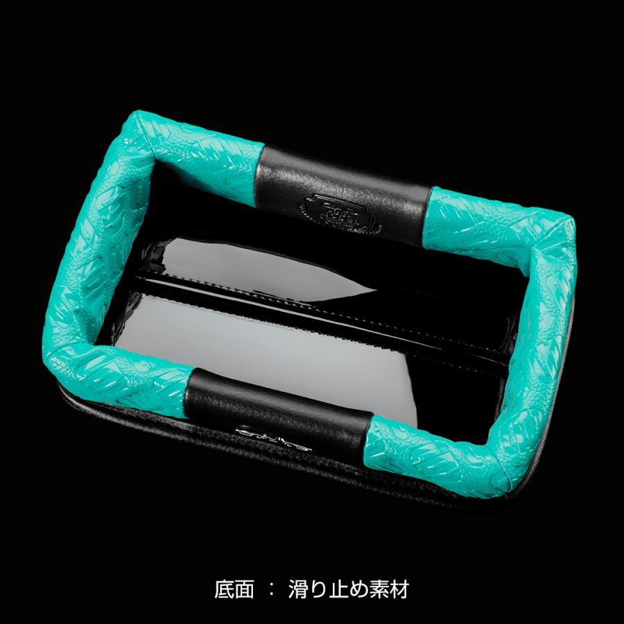 D.A.D ラウンジトレー SS モデル モノグラムレザー オーシャンブルー