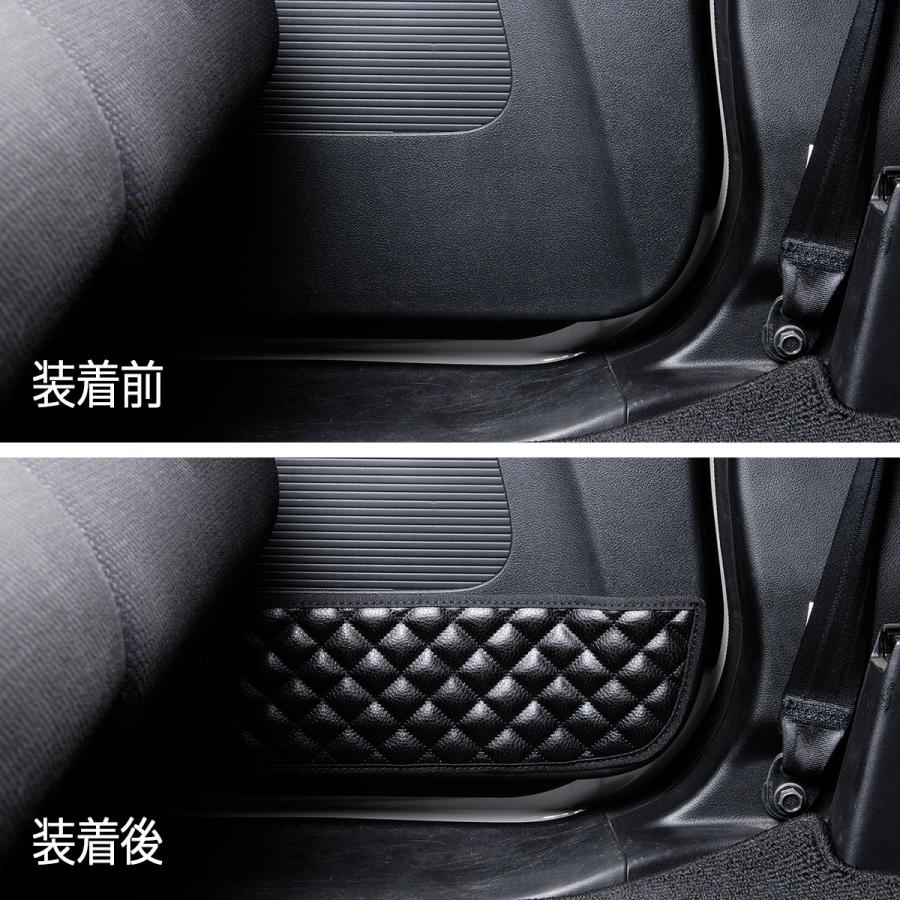 JF1/2 N-BOX/N-BOXカスタム 汚れ防止や傷隠しに D.A.Dドアキックガード 左右セット KG005 DAD ギャルソン GARSON | ギャルソン | 10