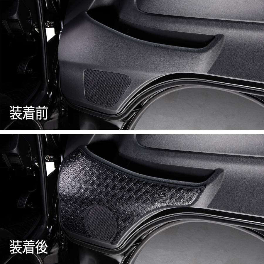 H200系（1〜9型共通） ハイエース/ボンゴブローニーバン ※１列目のみ 汚れ防止や傷隠しに D.A.Dドアキックガード 左右セット KG007 DAD ギャルソン GARSON | D.A.D | 04