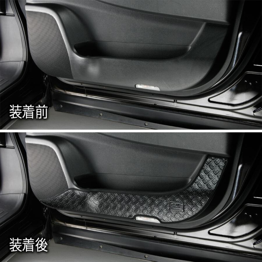 E52エルグランド 汚れ防止や傷隠しに D.A.Dドアキックガード 左右セット KG021 DAD ギャルソン GARSON | ギャルソン | 04