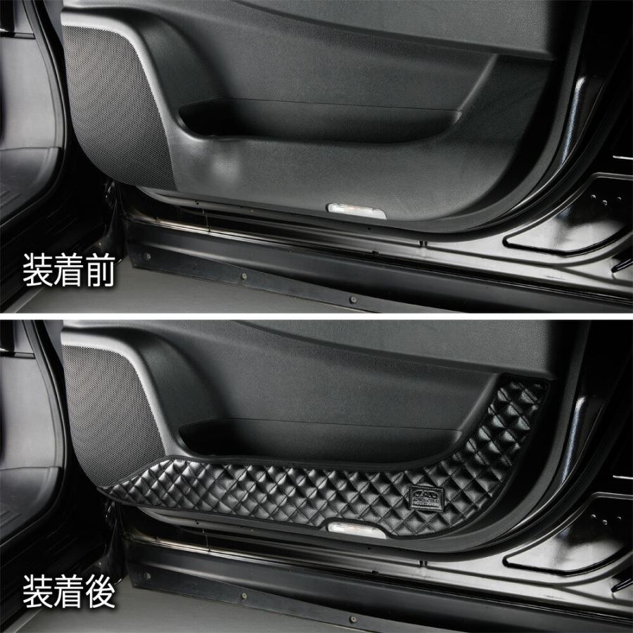 E52エルグランド 汚れ防止や傷隠しに D.A.Dドアキックガード 左右セット KG021 DAD ギャルソン GARSON | ギャルソン | 08