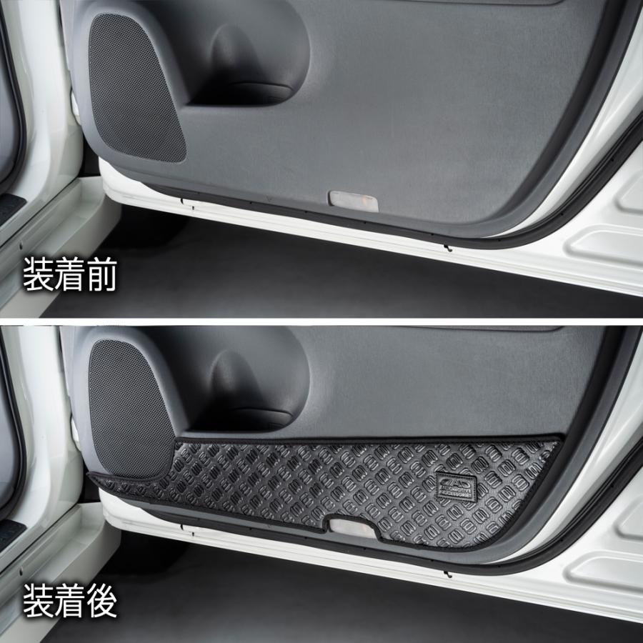 D.A.D DADギャルソン 特注キックガード(プリウス30後期用) ギャルソン ZVW30系 プリウス (PRIUS) 汚れ防止や傷隠しに D.A.Dドア