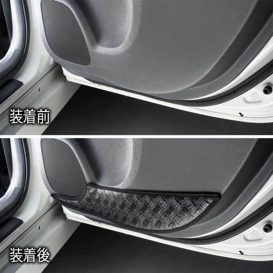 ZVW30系 プリウス (PRIUS) 汚れ防止や傷隠しに D.A.Dドアキックガード 左右セット KG026 DAD ギャルソン GARSON | ギャルソン | 06