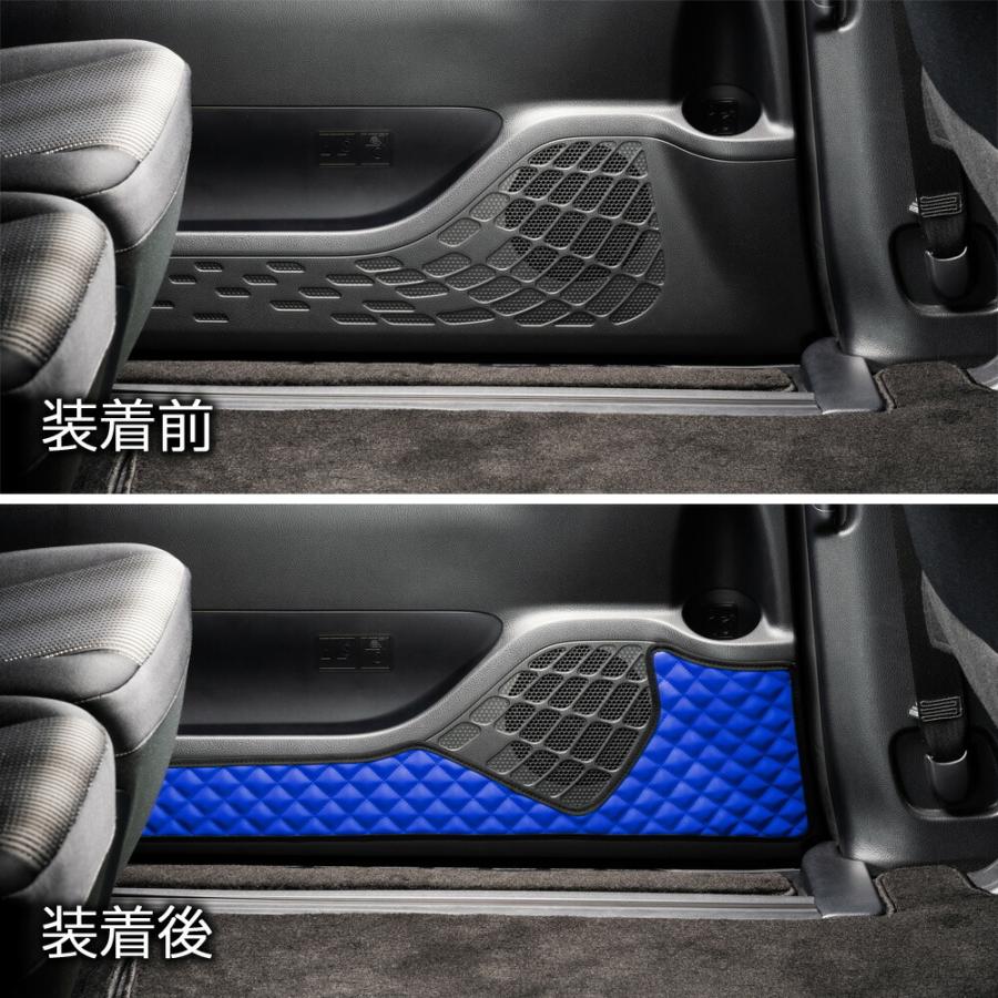 ZRR80/85系 ノア(NOAH)/ヴォクシー(VOXY)/エスクァイア(Esquire) 汚れ防止や傷隠しに ドアキックガード 左右セット キルティング4カラー DAD ギャルソン GARSON | ギャルソン | 14