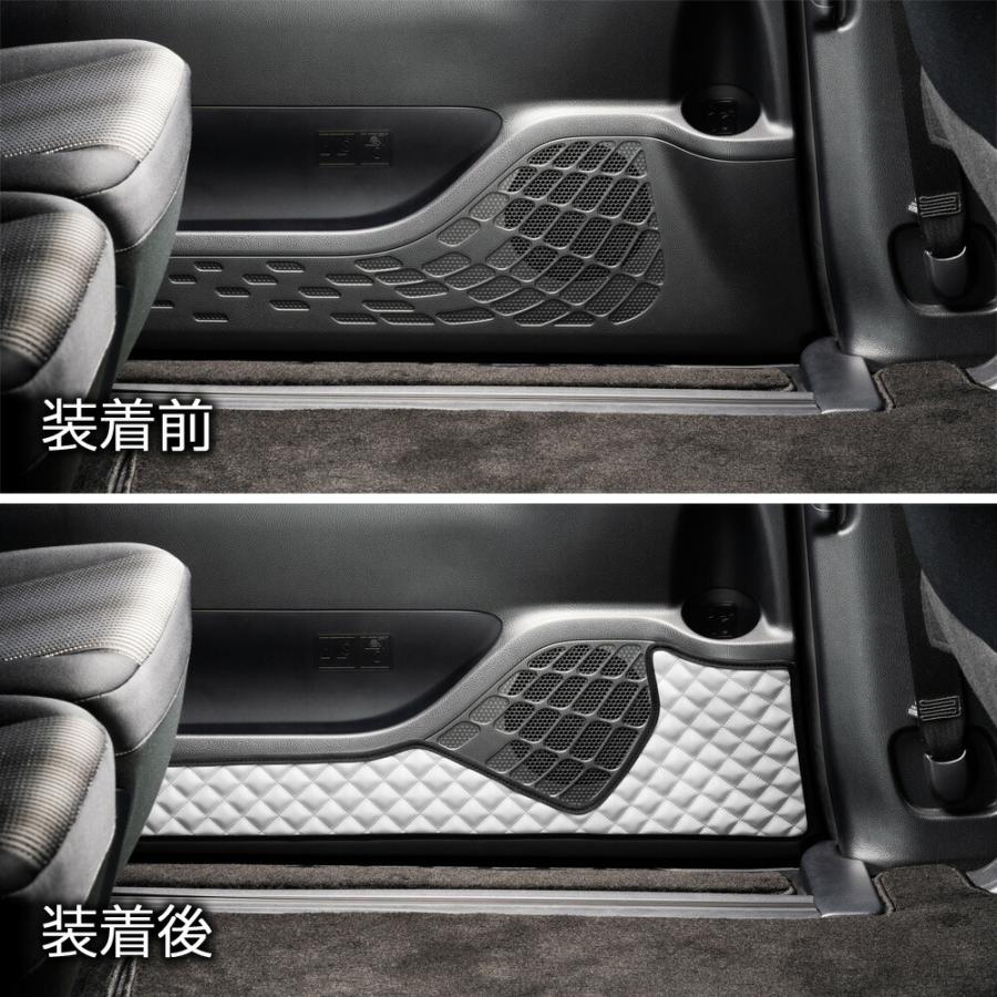 ZRR80/85系 ノア(NOAH)/ヴォクシー(VOXY)/エスクァイア(Esquire) 汚れ防止や傷隠しに ドアキックガード 左右セット キルティング4カラー DAD ギャルソン GARSON | ギャルソン | 18