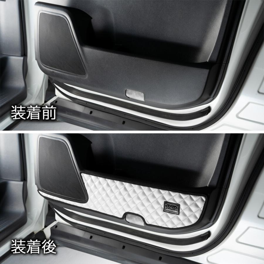 GGH/ANH20系 アルファード/ヴェルファイア 汚れ防止や傷隠しに D.A.Dドアキックガード 左右セット キルティングカラー 4COLOR KH003 DAD ギャルソン GARSON | ギャルソン | 15