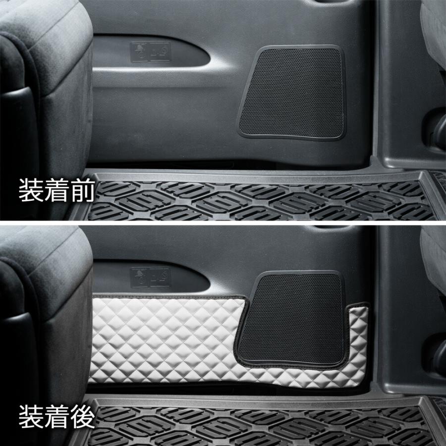 GGH/ANH20系 アルファード/ヴェルファイア 汚れ防止や傷隠しに D.A.Dドアキックガード 左右セット キルティングカラー 4COLOR KH003 DAD ギャルソン GARSON | ギャルソン | 17