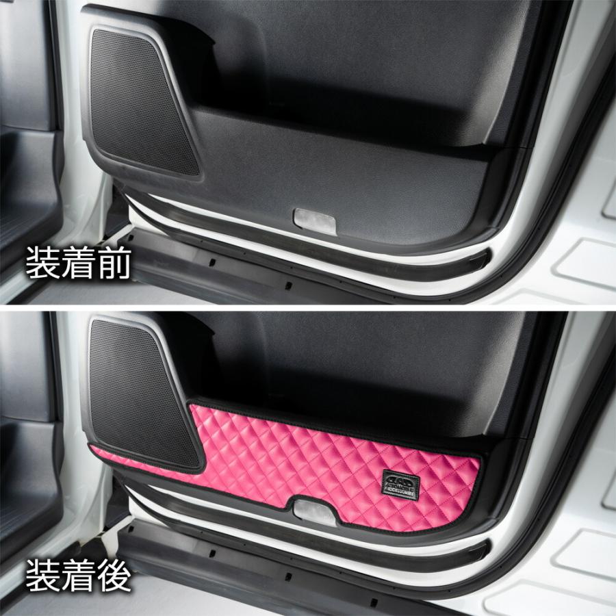 GGH/ANH20系 アルファード/ヴェルファイア 汚れ防止や傷隠しに D.A.Dドアキックガード 左右セット キルティングカラー 4COLOR KH003 DAD ギャルソン GARSON | ギャルソン | 03