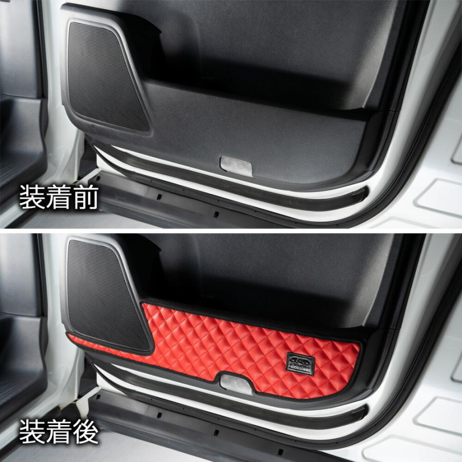 GGH/ANH20系 アルファード/ヴェルファイア 汚れ防止や傷隠しに D.A.Dドアキックガード 左右セット キルティングカラー 4COLOR KH003 DAD ギャルソン GARSON | ギャルソン | 07