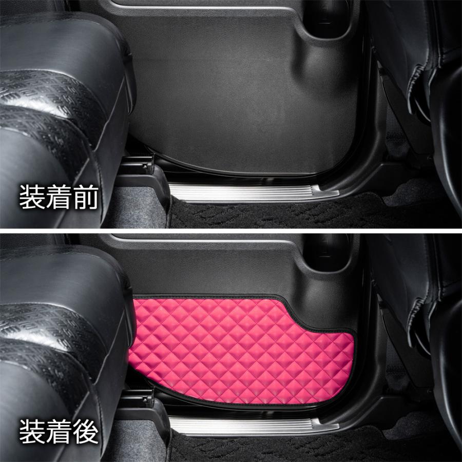 MK53S スペーシア/スペーシアカスタム 汚れ防止や傷隠しに D.A.Dドアキックガード 左右セット キルティングカラー 4COLOR KH015 DAD ギャルソン GARSON | ギャルソン | 06