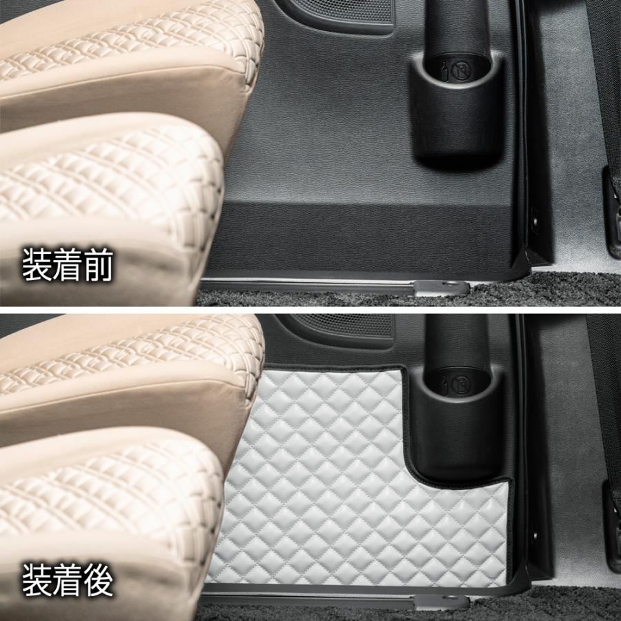 CV＃W系 デリカD:5 DELICA D:5（後期） 汚れ防止や傷隠しに D.A.Dドアキックガード 左右セット キルティングカラー 4COLOR KH058 DAD ギャルソン GARSON | ギャルソン | 18