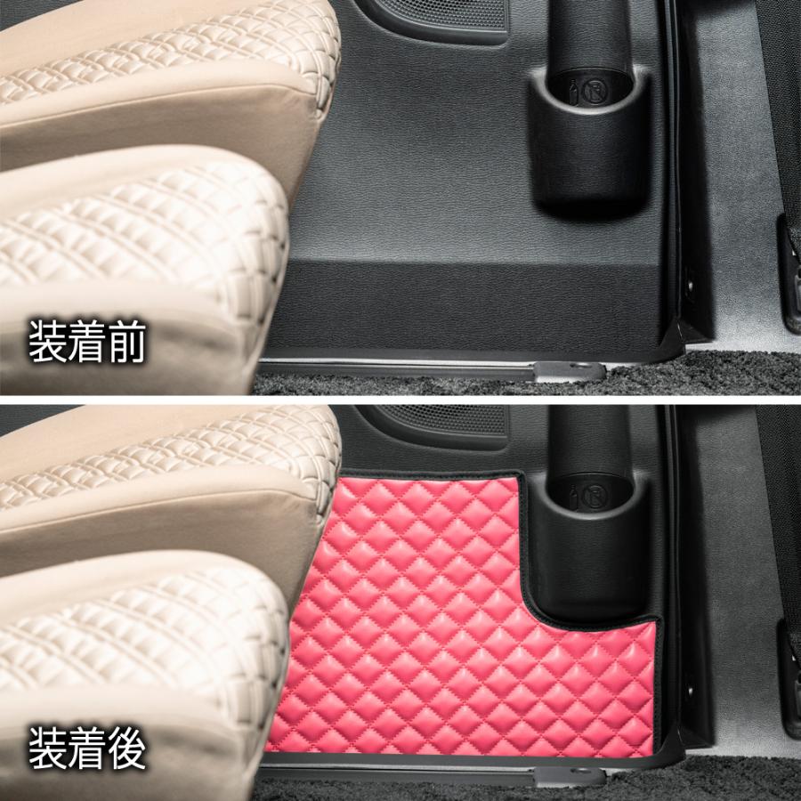 CV＃W系 デリカD:5 DELICA D:5（後期） 汚れ防止や傷隠しに D.A.Dドアキックガード 左右セット キルティングカラー 4COLOR KH058 DAD ギャルソン GARSON | ギャルソン | 06