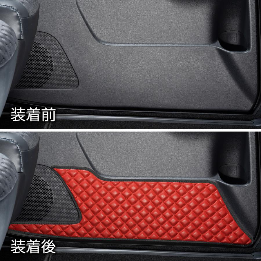 ZWR90/95W・MZRA90/95W ノア/ヴォクシー 汚れ防止や傷隠しに D.A.Dドアキックガード 左右セット キルティングカラー 4COLOR KH065 DAD ギャルソン GARSON | ギャルソン | 10