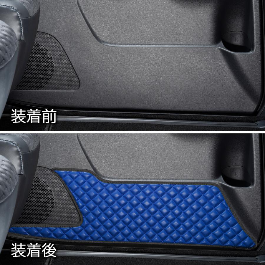 ZWR90/95W・MZRA90/95W ノア/ヴォクシー 汚れ防止や傷隠しに D.A.Dドアキックガード 左右セット キルティングカラー 4COLOR KH065 DAD ギャルソン GARSON | ギャルソン | 14