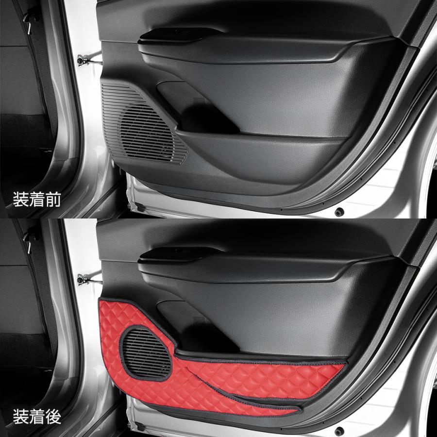 ZVW60/65 MXWH60/65 プリウス 汚れ防止や傷隠しに D.A.Dドアキックガード 左右セット キルティングカラー 4COLOR KH088 トヨタ DAD ギャルソン GARSON | ギャルソン | 10