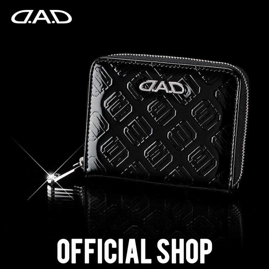 D.A.D ウォレット（財布）LE043-11（エナメルブラック/シルバー） DAD ギャルソン GARSON ギャルソン D.A.D ウォレット（財布） LE043-11（エナメルブラック