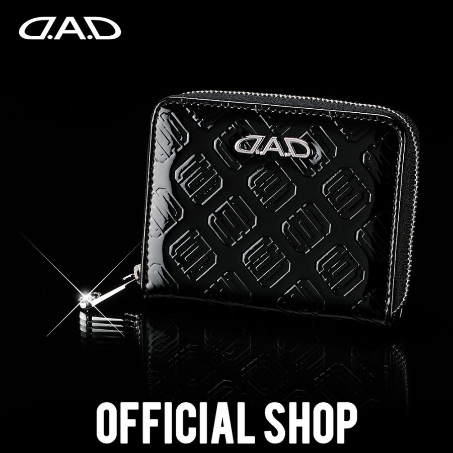 D.A.D ウォレット（財布） LE043-11（エナメルブラック/シルバー） DAD ギャルソン GARSON｜dad