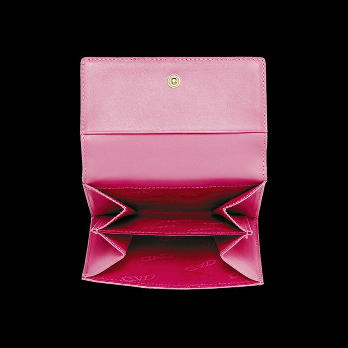 ギャルソン D.A.D ウォレット(財布) 〈ピンク/ゴールド〉LE055-04 DAD