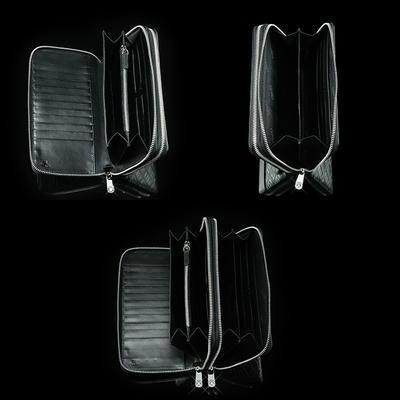 D.A.D ウォレット(財布) LE098-01 モノグラムレザーブラック/シルバー 4560318744165 DAD ギャルソン GARSONの画像