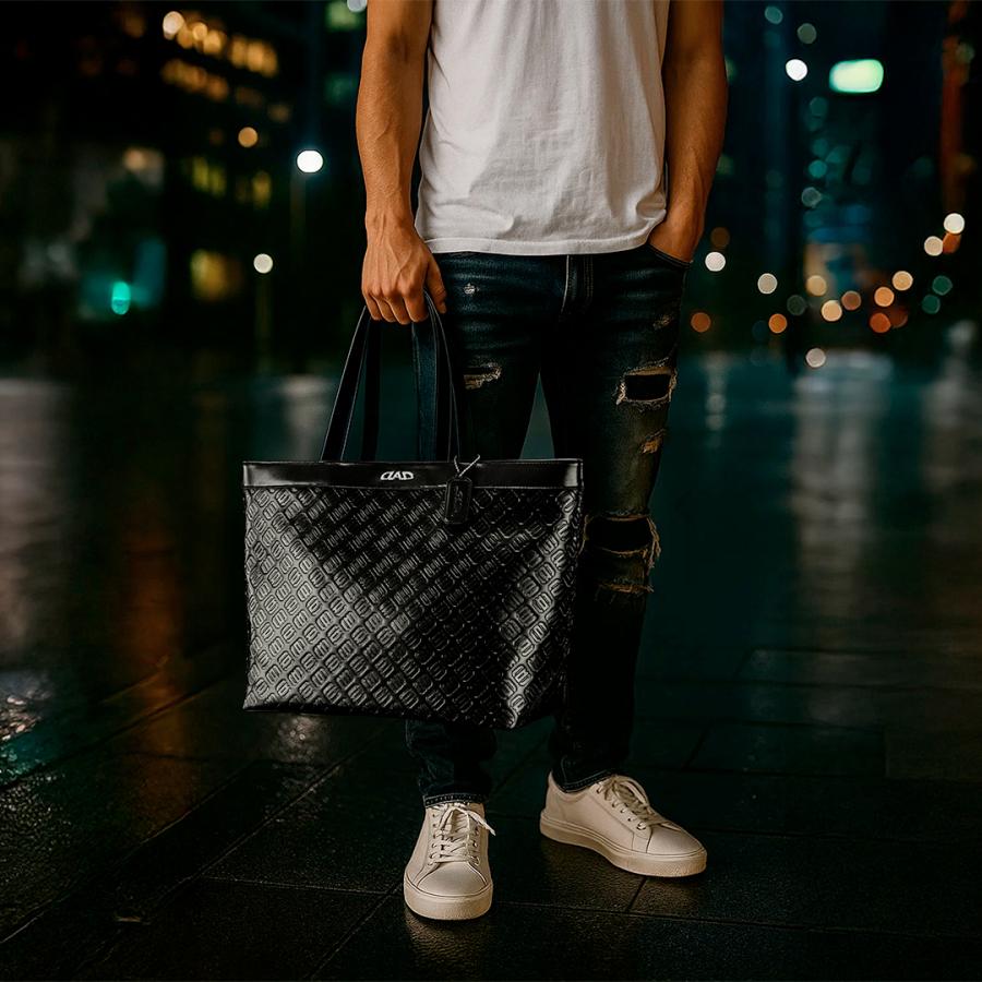 D.A.D トートバッグ LE127 車 DAD ギャルソン GARSON TOTE BAG 大容量 A4 ファイル 大きめ 鞄の画像