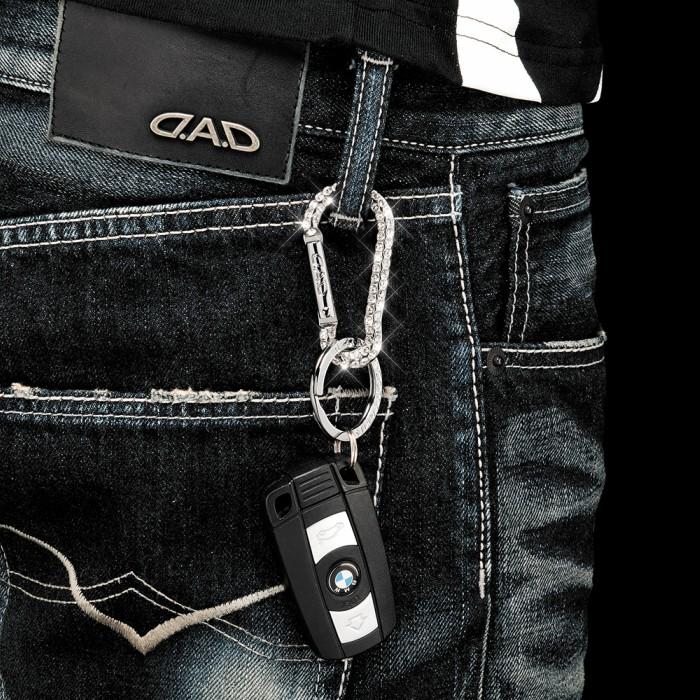 ギャルソン D.A.D クリスタルカラビナキーリング 4560318686281 DAD