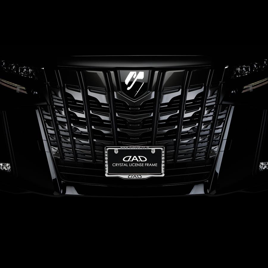 D.A.D クリスタル ライセンスフレーム2 フロントモデル クローム SB181 (ナンバーフレーム) DAD ギャルソン GARSON | ギャルソン | 03