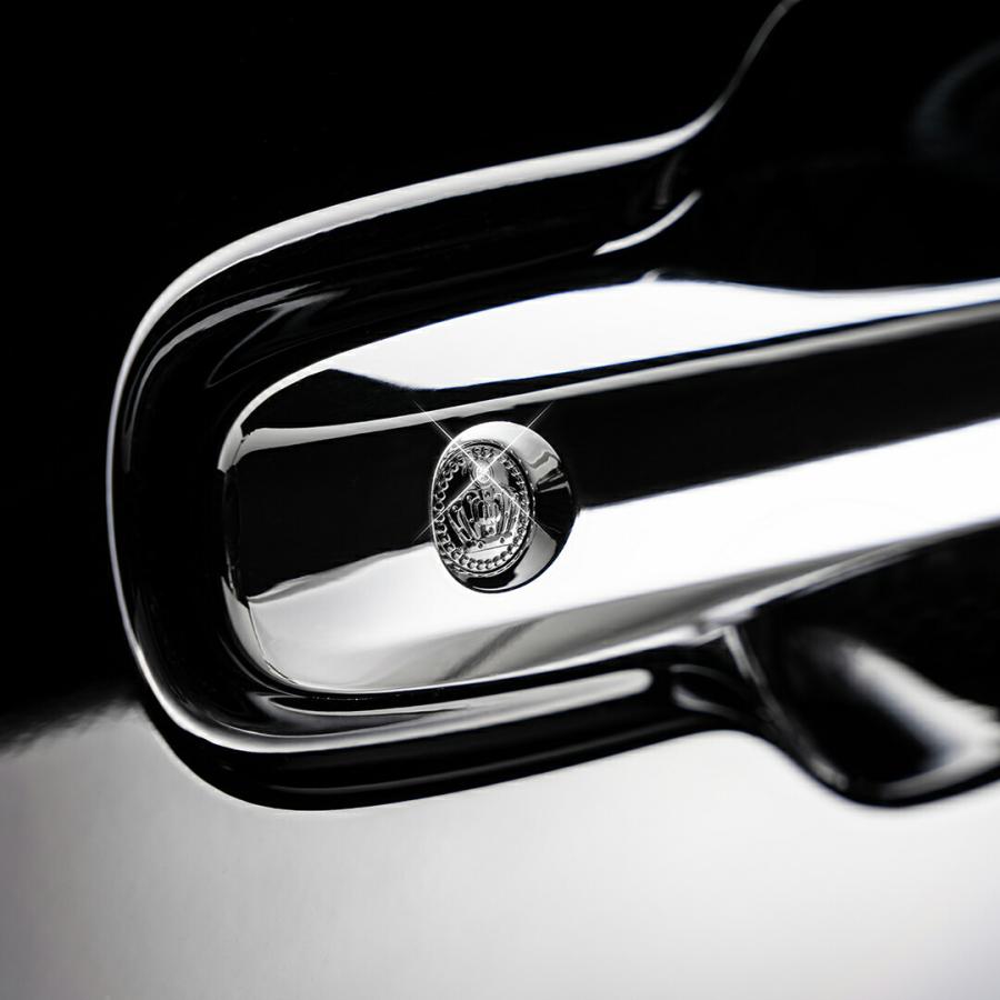 D.A.D キーレス エンブレム II タイプ クラウン (1個入り) SB191 キーホールをドレスアップ 防犯 いたずら防止 貼るだけ クリスタル | D.A.D | 03