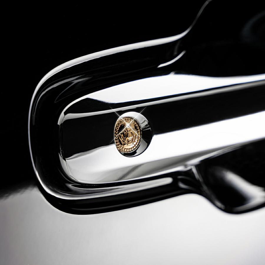 D.A.D キーレス エンブレム II タイプ クラウン (1個入り) SB191 キーホールをドレスアップ 防犯 いたずら防止 貼るだけ クリスタル | D.A.D | 04