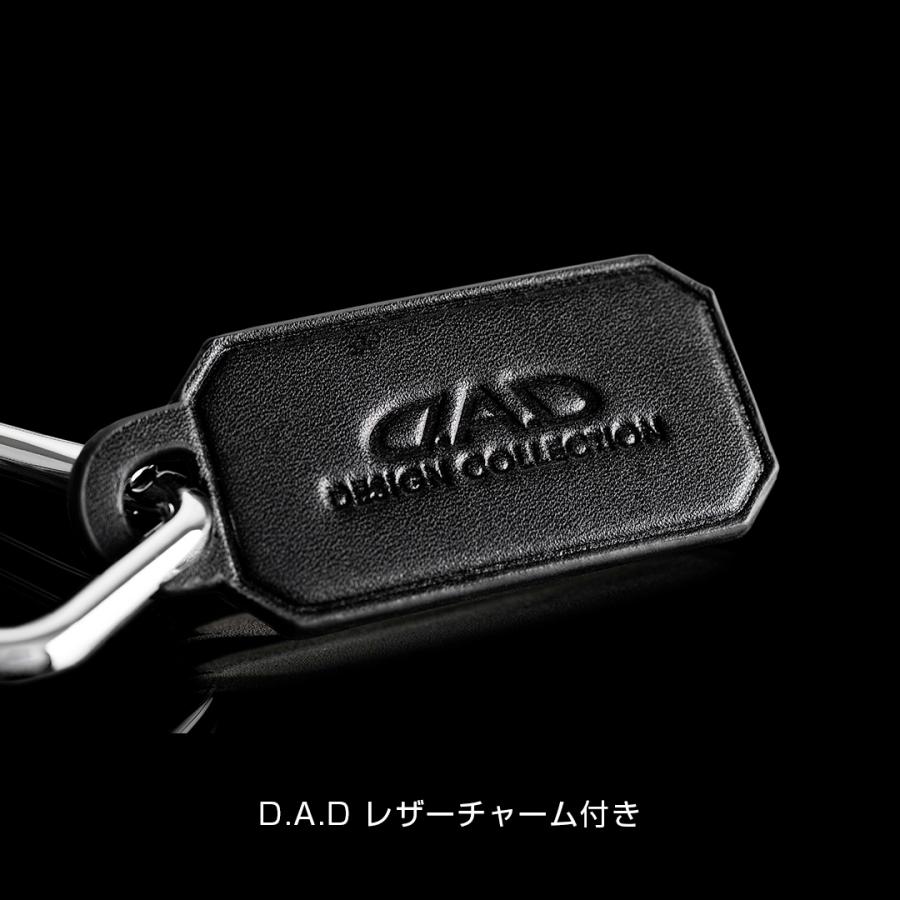 【新商品！11月下旬発売！】D.A.D スクエア カラビナ キーリング SB229 車 DAD ギャルソン GARSON スマートキー 鍵 キーホルダー クリスタル リモコンキー | D.A.D | 06