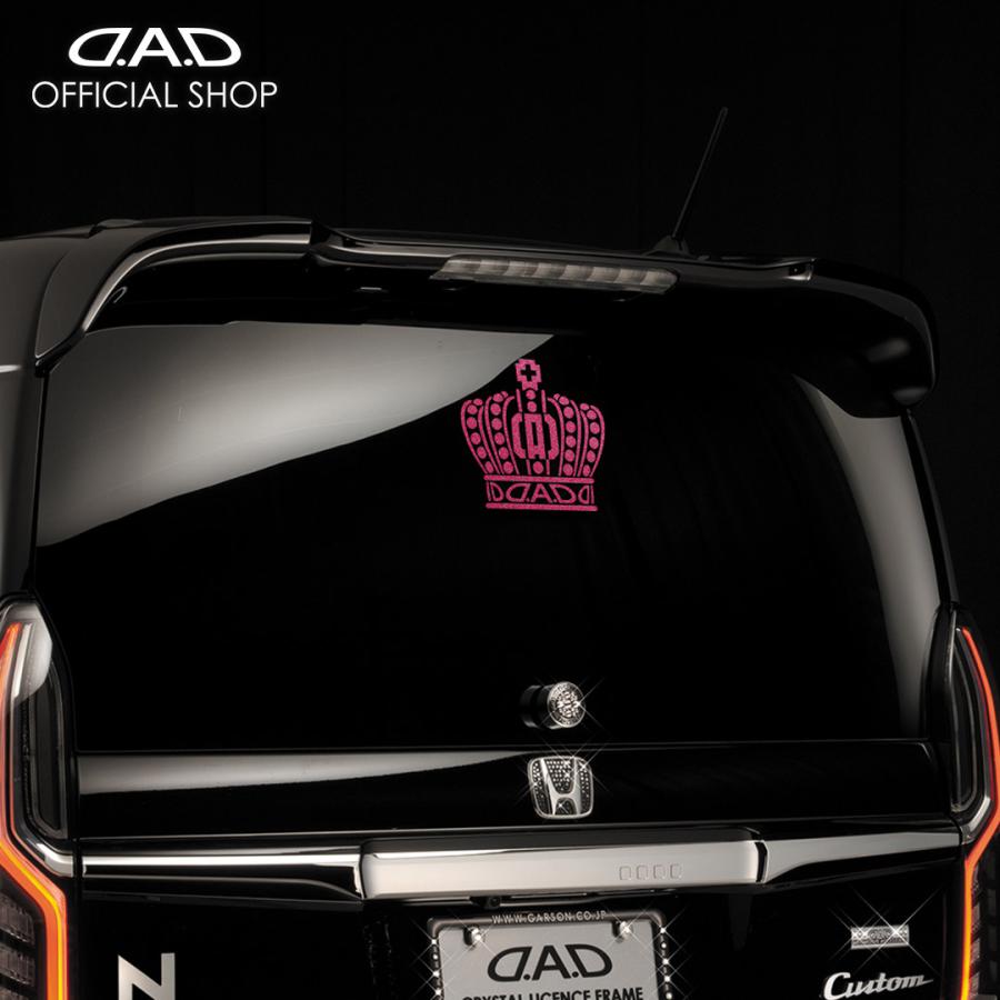 D.A.D クラウンステッカー サイズ:M ピンクラメ ST121 DAD ギャルソン