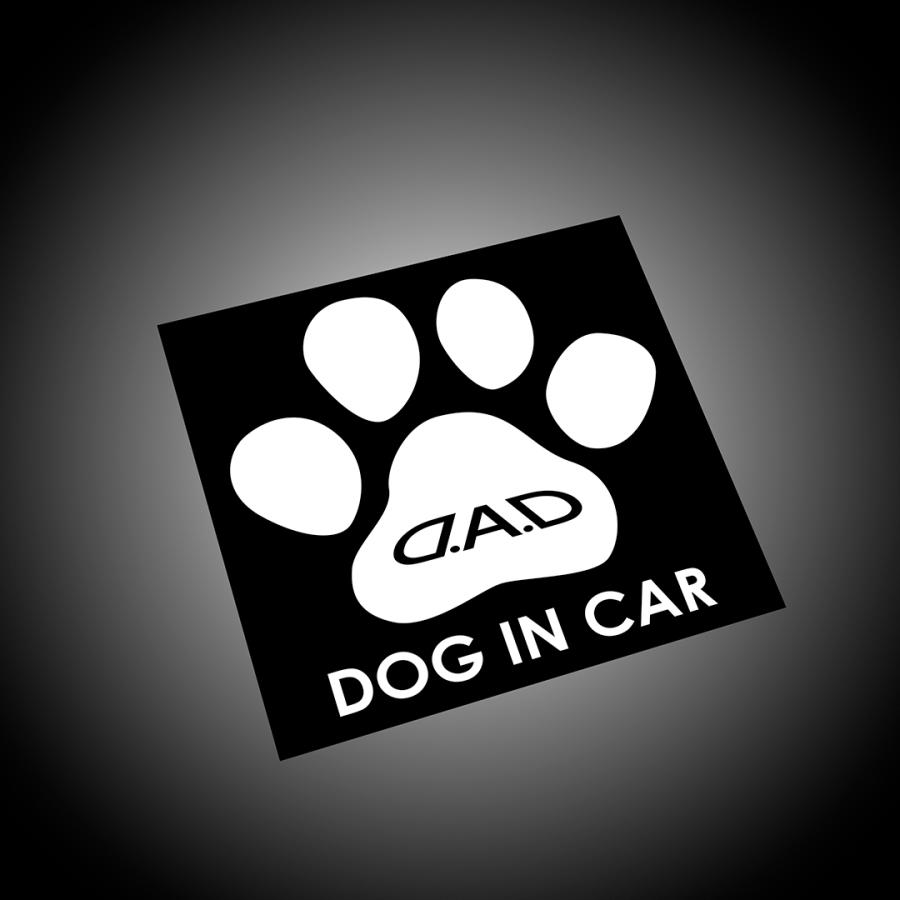 【新商品！8月発売！】D.A.D DOG IN CAR ステッカー ST173  車 DAD ギャルソン GARSON ドッグ イン カー STICKER | D.A.D | 01