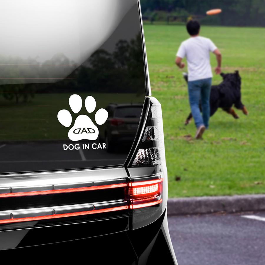 【新商品！8月発売！】D.A.D DOG IN CAR ステッカー ST173  車 DAD ギャルソン GARSON ドッグ イン カー STICKER | D.A.D | 05