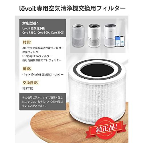 Levoit (レボイト) 空気清浄機 Core P350 交換用フィルター 除臭特化