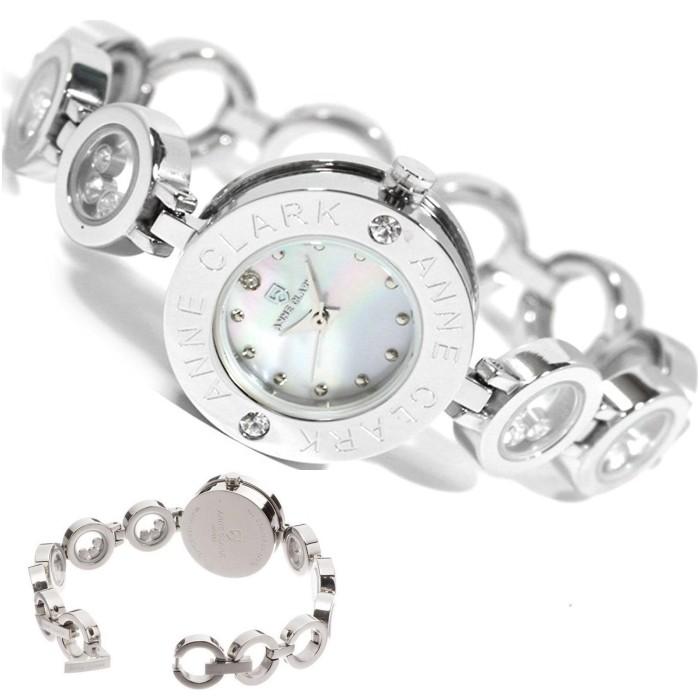 腕時計 レディース 送料無料 アンクラーク ウォッチ 天然シェル文字盤 天然ダイヤ ダイヤモンド シルバー キラキラ プレゼント ギフト 贈り物