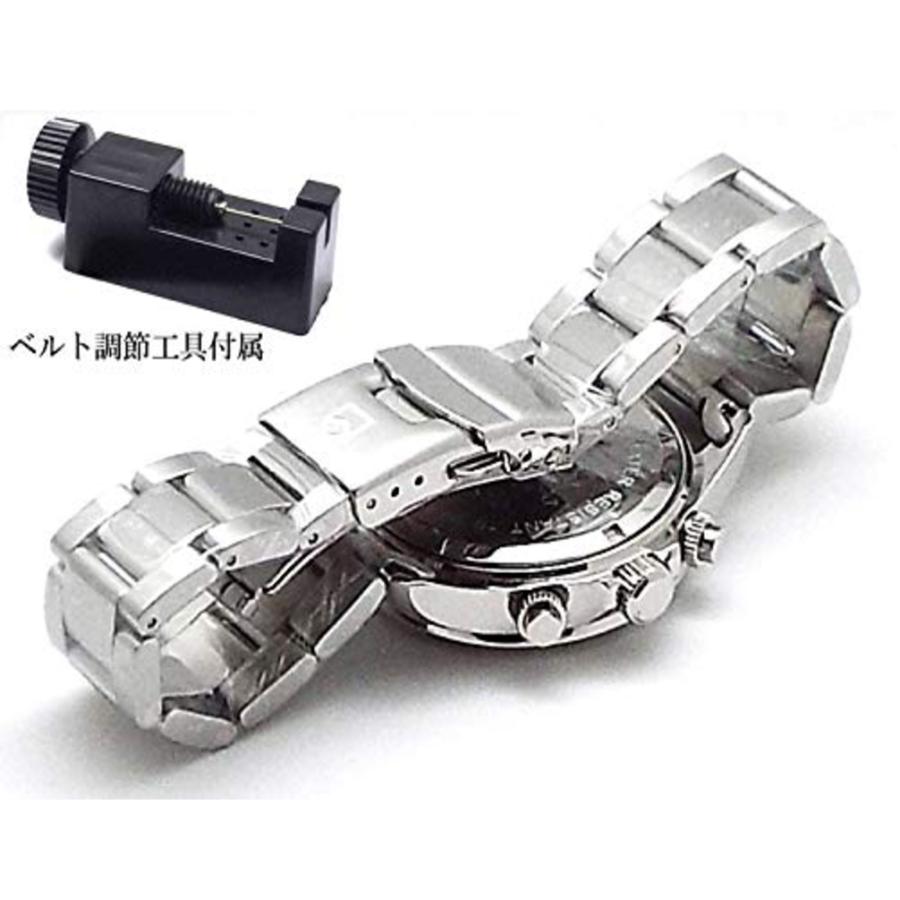 腕時計 メンズ 送料無料  ダンクラーク クロノグラフ S.EPSON(セイコー)製ムーブメント搭載 シルバーローマン文字盤 天然１Ｐダイヤモンド入り |  | 06